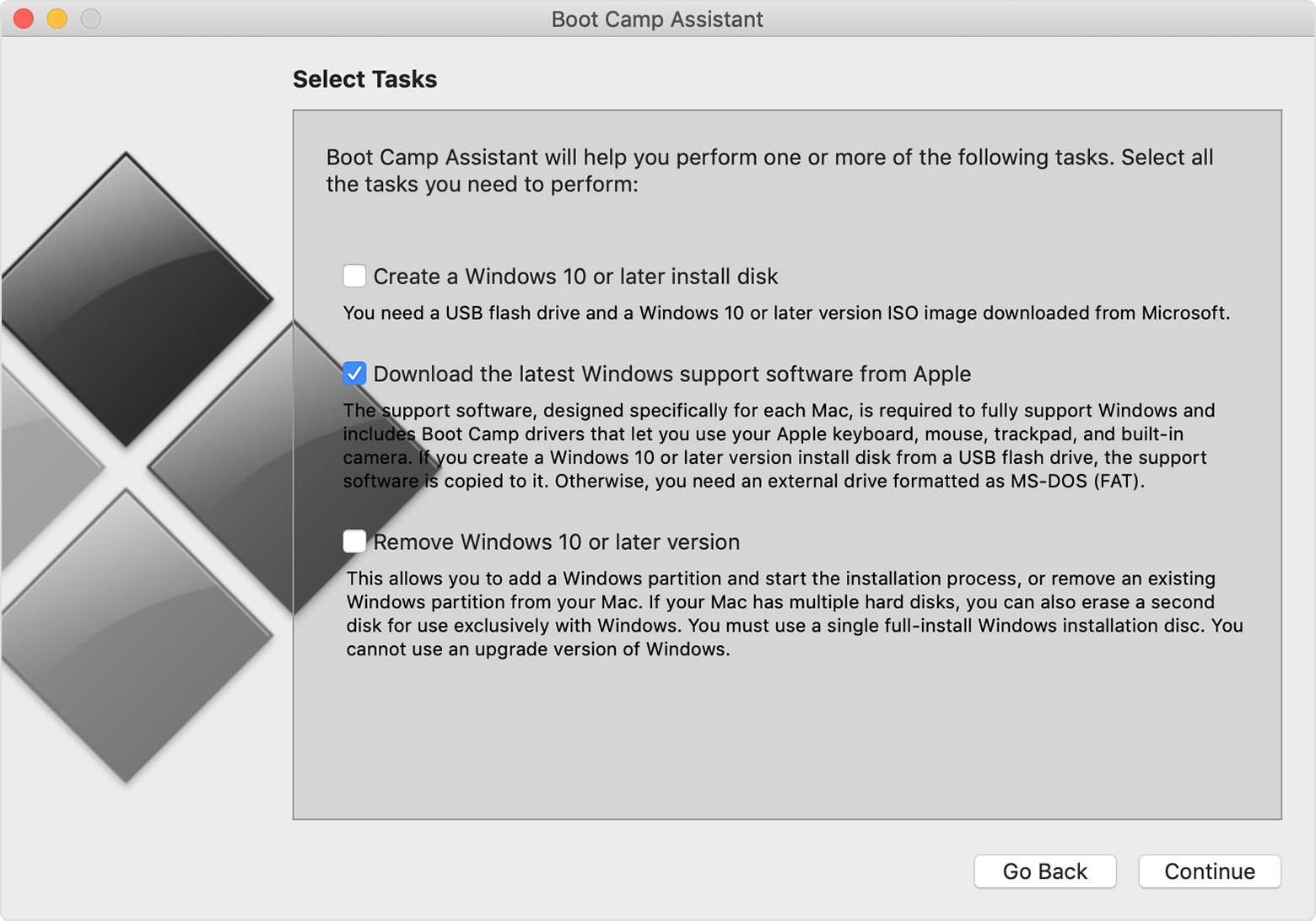boot camp software for mac